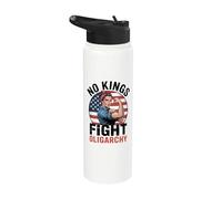 No Kings Fight Oligarchy Stainless Steel Insulated Water Bottle