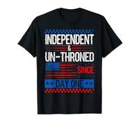 No Kings in America 1776 Spirit Funny 4th of July Freedom Maglietta