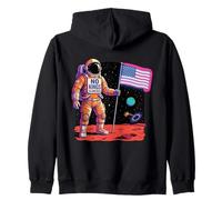 No Kings in America Astronauta Space Fantascienza Felpa con Cappuccio
