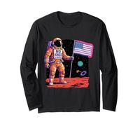 No Kings in America Astronauta Space Fantascienza Maglia a Manica