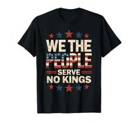No Kings in America Bandiera USA, Democrazia, Noi Il Popolo Maglietta