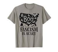 No Kings in America Fight Oligarchy Resist Fascism Halloween Maglietta