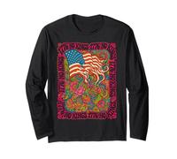 No Kings in America Groovy Vintage Anni '70 Maglia a Manica