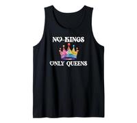 No Kings in America Only Queens Queer Ally Gay Pride LGBTQ Canotta