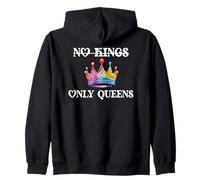 No Kings in America Only Queens Queer Ally Gay Pride LGBTQ Felpa con Cappuccio
