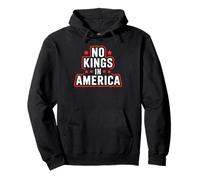 No Kings In America Orgoglio Libertà Storia Americana Felpa con Cappuccio