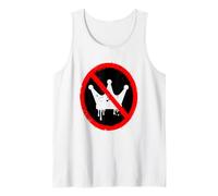 No Kings in America Political Protest Crown Design Canotta