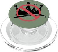 No Kings In America Political Protest Crown Design PopSockets PopGrip per MagSafe