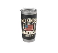 No Kings In America Since 1776 Bicchiere termico in acciaio inox doppia parete