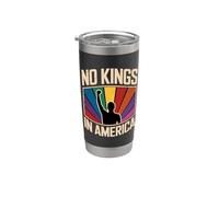 No Kings In America Since 1776 Bicchiere termico in acciaio inox doppia parete