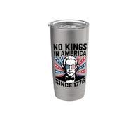 No Kings In America Since 1776 Bicchiere termico in acciaio inox doppia parete
