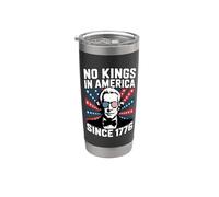 No Kings In America Since 1776 Bicchiere termico in acciaio inox doppia parete