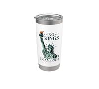No Kings In America Since 1776 Bicchiere termico in acciaio inox doppia parete