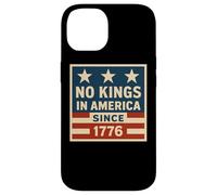 No Kings In America Since 1776 Democracy 4 luglio Vintage Custodia per iPhone 14