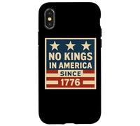 No Kings In America Since 1776 Democracy 4 luglio Vintage Custodia per iPhone X/XS