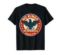 No Kings In America Since 1776 Democracy 4 luglio Vintage Maglietta