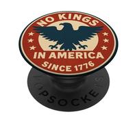No Kings In America Since 1776 Democracy 4 luglio Vintage PopSockets PopGrip Adesivo