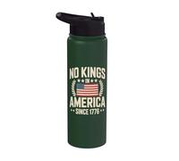 No Kings In America Since 1776 Stainless Steel Insulated Water Bottle