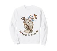 No Kings in America Surrealism - Orologio con Farfalla Che Si scioglie Felpa