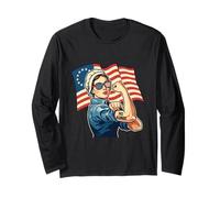 No Kings Liberty Coloniale Donna Flessione Maglia a Manica