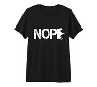 No Kings Nope Protest Sign Horizontal Maglietta Premium