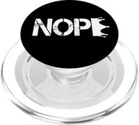 No Kings Nope Protest Sign Horizontal PopSockets PopGrip per MagSafe