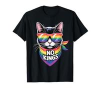 No Kings Pride Cat Maglietta