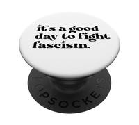 No Kings Protect Democracy It's A Good Day to Fight Fascism PopSockets PopGrip Adesivo