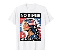 No Kings Protest 28 Marzo 2026 Resistere alle Donne dei nativi Americani Maglietta