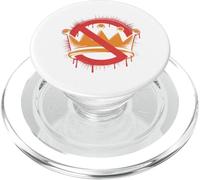 No Kings Protest Symbol Graffiti Corona PopSockets PopGrip per MagSafe