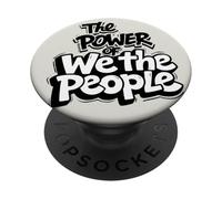 No Kings Protest the Power of We the People March PopSockets PopGrip Adesivo