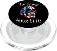 No Kings Since 1776, 4 luglio, bandiera americana, USA Freedom Skull PopSockets PopGrip per MagSafe