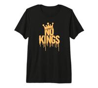 No Kings Slogan | Anti-Autorità, protesta - Bold Maglietta Premium