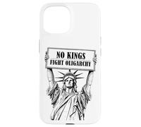 No Kings Statue Of Liberty Fight Oligarchy Custodia per iPhone 15