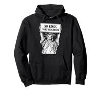 No Kings Statue of Liberty Fight Oligarchy Felpa con Cappuccio