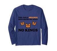 No Kings The Only Orange MONACHRS We Need Butterfly Maglia a Manica