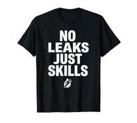 No Leaks Just Skills Blue Collar Plumber Plumbing Maglietta