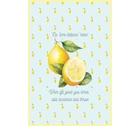 No 'lime-itations' here! Lime Journal: Fresh Citrus 6x9 College Ruled Notebook