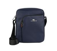 No Limits Borsello Uomo a Tracolla Regolabile, Impermeabile, Con Tasche Multiple e Fodera Arancione, Pelle Sintetica, Blu Medio