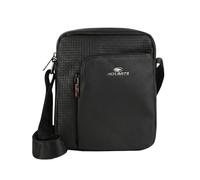 No Limits Borsello Uomo a Tracolla Regolabile, Impermeabile, Con Tasche Multiple e Fodera Arancione, Pelle Sintetica, Nero Medio