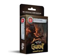 No Loading Games, Gwent Art Sleeves - Monsters, contiene 100 manicotti, dimensioni standard