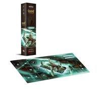 No Loading Games, Gwent Neoprene Mat - Ciri, Tappetino da gioco con zone di carte stampate e strisce, dimensioni: 290 x 730 mm