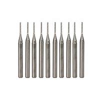 NO LOGO 10pcs 0.8-1.6mm Router di CNC Bit Set Carbide PCB Fresa 3,175 Millimetri Shank CNC Fresa (Taglia : 10pcs 1.3mm)