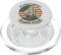 No Lords in America Since 1776 4th of July USA Flag Barca a vela PopSockets PopGrip per MagSafe