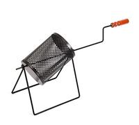 griglia girarrosto per castagne in ferro battuto cm 18x87x42 h caldarrostiera co