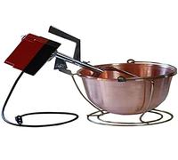 Botta paiolo elettrico MP(24V) cm.34 (9Lt.) per polenta-marmellate made in Italy