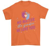 No Matter The Genere Nuovo Bambino Gravidanza T-Shirt 100% Cotone