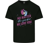 No Matter The Genere Nuovo Bambino Gravidanza T-Shirt Ragazzi Ragazze