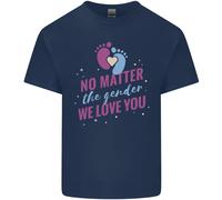 No Matter The Genere Nuovo Bambino Gravidanza T-Shirt Ragazzi Ragazze