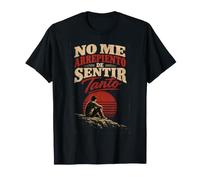 No Me Arrepiento De Sentir Tanto Vintage Citazione Maglietta